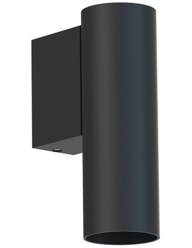Nowodvorski FOURTY 10747 - czarny kinkiet ścienny LED GU10, loftowy minimalizm, metal, 12x4x7.5 cm