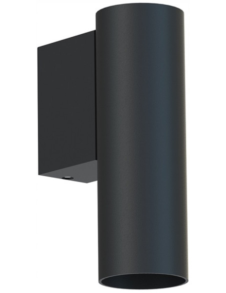 Nowodvorski FOURTY 10747 - czarny kinkiet ścienny LED GU10, loftowy minimalizm, metal, 12x4x7.5 cm