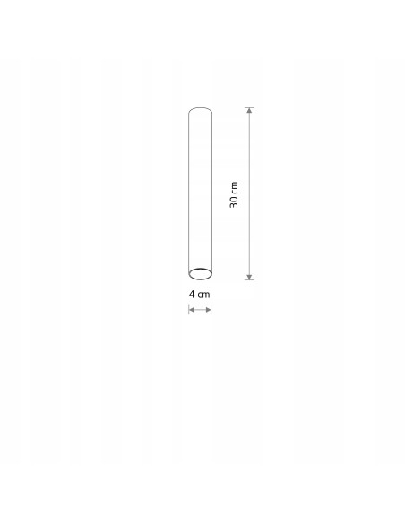 Nowodvorski CAMELEON FOURTY M 12143 – plafon/tuba terakota, metalowy klosz GU10, nowoczesny дизайн