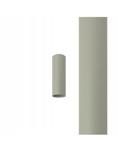 Nowodvorski Klosz CAMELEON FOURTY S zielony metalowy tuba GU10 12,3 cm modern