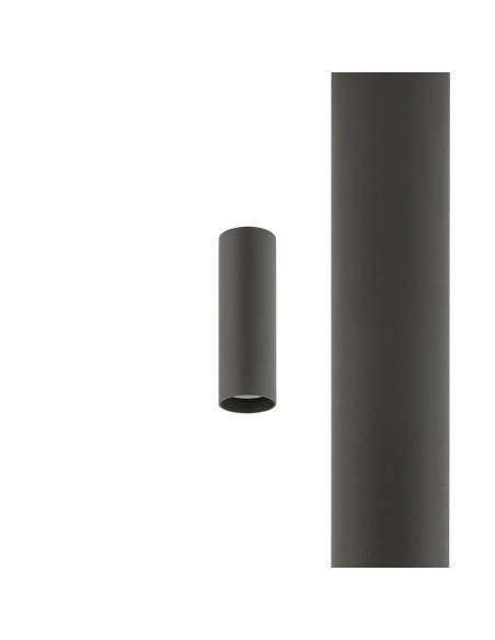 Klosz Nowodvorski Cameleon Fourty Umbra Gray stal lakierowana do lampy GU10 11217/NW