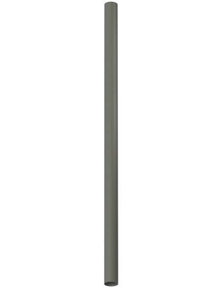 Nowodvorski FOURTY 10896 – sufitowa tuba punktowa GU10 szary jedwabisty, aluminium, 1-pkt, LED 10W