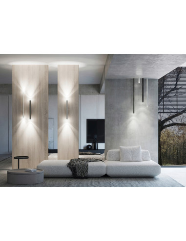 Nowodvorski FOURTY 10899 Szary reflektor sufitowy LED GU10 110 cm aluminiowy nowoczesny