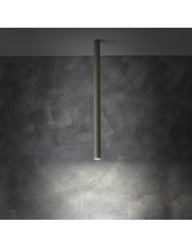 Nowodvorski FOURTY 10886 — Podłużna lampa sufitowa GU10 szara industrialna loft 75 cm, aluminium