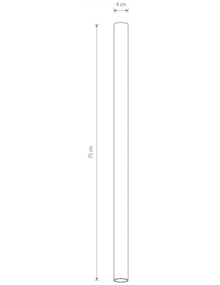 Nowodvorski FOURTY 10886 — Podłużna lampa sufitowa GU10 szara industrialna loft 75 cm, aluminium