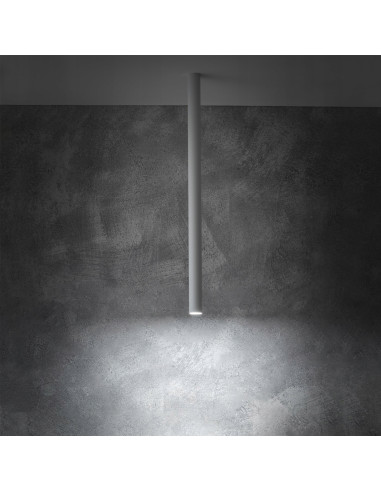 Plafon sufitowy NOWODVORSKI FOURTY 10887 szary GU10 LED minimalistyczny 1-punktowy aluminiowy