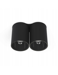 Nowodvorski EYE TONE 8086 – Czarny sufitowy spot 2x GU10, minimalistyczne oświetlenie LED