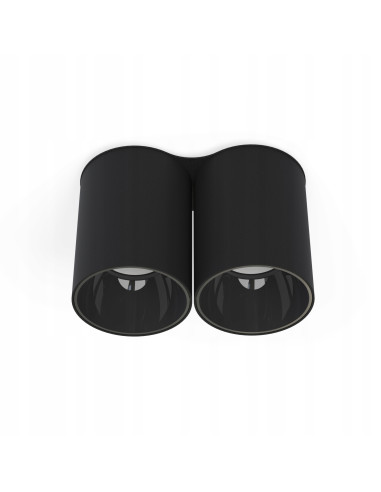 Nowodvorski EYE TONE 8086 – Czarny sufitowy spot 2x GU10, minimalistyczne oświetlenie LED
