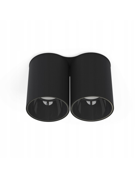 Nowodvorski EYE TONE 8086 – Czarny sufitowy spot 2x GU10, minimalistyczne oświetlenie LED