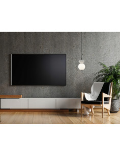 Italux BALOS Lampa wisząca kulista z ceramiką i LED 5W czarno-biała, 150 cm 2