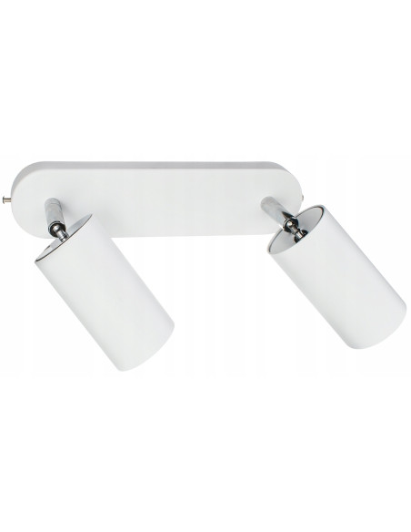 Nowodvorski EYE SPOT White II – Biały reflektor sufitowo‑ścienny 2xGU10, metalowy kinkiet LED
