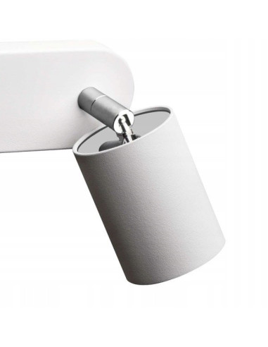 Nowodvorski EYE SPOT White II – Biały reflektor sufitowo‑ścienny 2xGU10, metalowy kinkiet LED