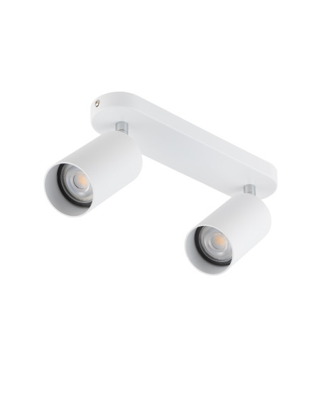 Nowodvorski EYE SPOT White II – Biały reflektor sufitowo‑ścienny 2xGU10, metalowy kinkiet LED