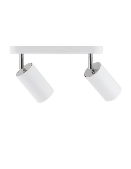 Nowodvorski EYE SPOT White II – Biały reflektor sufitowo‑ścienny 2xGU10, metalowy kinkiet LED