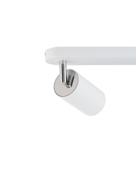 Nowodvorski EYE SPOT White II – Biały reflektor sufitowo‑ścienny 2xGU10, metalowy kinkiet LED