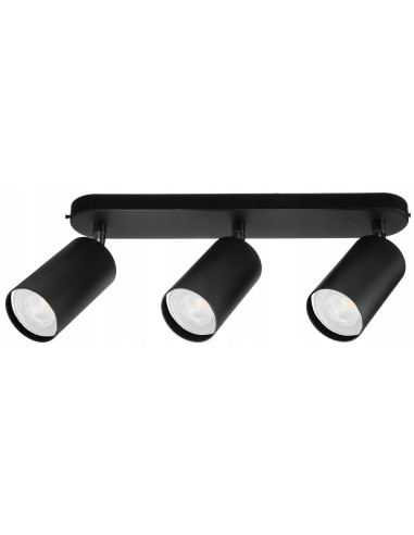 Nowodvorski EYE SPOT 6021 — listwa sufitowa/kinkiet 3x GU10 czarna, regulowane reflektory, nowoczesna