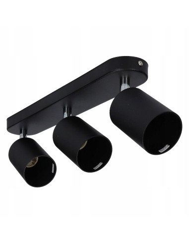 Nowodvorski EYE SPOT 6021 — listwa sufitowa/kinkiet 3x GU10 czarna, regulowane reflektory, nowoczesna