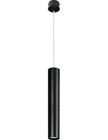 Nowodvorski Eye 6841 – Lampa wisząca GU10 czarna, 1-punktowa, metalowa, nad stół/wyspę, 120 cm
