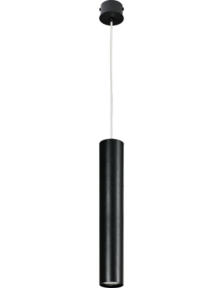 Nowodvorski Eye 6841 – Lampa wisząca GU10 czarna, 1-punktowa, metalowa, nad stół/wyspę, 120 cm