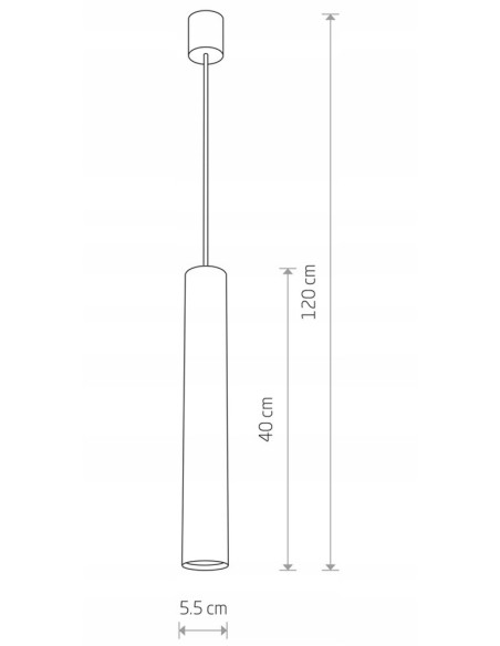 Nowodvorski Eye 6841 – Lampa wisząca GU10 czarna, 1-punktowa, metalowa, nad stół/wyspę, 120 cm