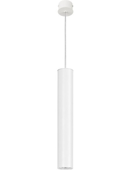 Nowodvorski EYE 5455 – Wisząca lampa tuba GU10 biała, nowoczesna 120 cm