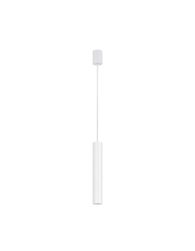 Nowodvorski EYE 5455 – Wisząca lampa tuba GU10 biała, nowoczesna 120 cm