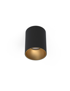 Nowodvorski TONE Eye Tone – Lampa natynkowa spot GU10 czarno-złota, 1-pkt, LED, nowoczesna tuba 2