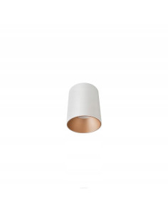 Nowodvorski EYE TONE – natynkowy spot sufitowy tuba GU10 biało-złoty, 1x10W LED, elegancki design 2