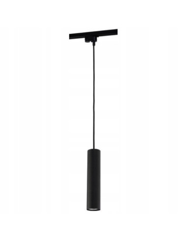 Nowodvorski PROFILE EYE 9338 – czarny zwis szynowy GU10, tubowy klosz 25cm, 150cm długości