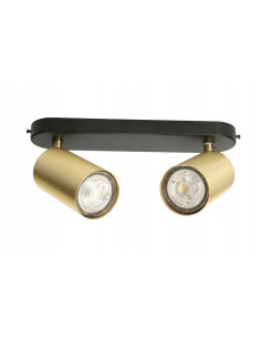 Nowodvorski EYE SPOT 2 - Reflektor sufitowo-ścienny mosiądz/złoty GU10 2x10W