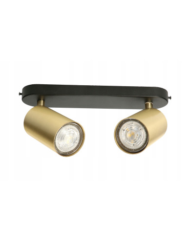 Nowodvorski EYE SPOT 2 - Reflektor sufitowo-ścienny mosiądz/złoty GU10 2x10W