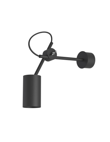 Nowodvorski EYE 6842 – Czarna ruchoma lampa ścienna SPOT GU10, nowoczesna, metalowa, 1-punktowa