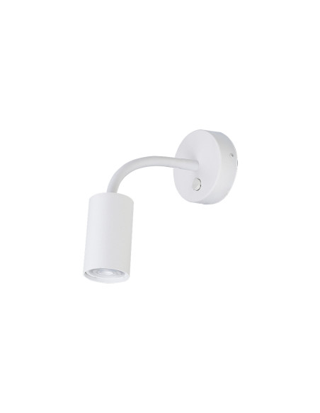 Nowodvorski EYE FLEX Kinkiet z giętkim ramieniem GU10 biały, 1-punktowy, 9,5x5,5 cm