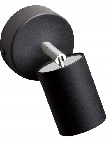 Nowodvorski EYE SPOT 6018 – sufitowy punktowy reflektor natynkowy GU10 czarny, nowoczesny (1x10W)