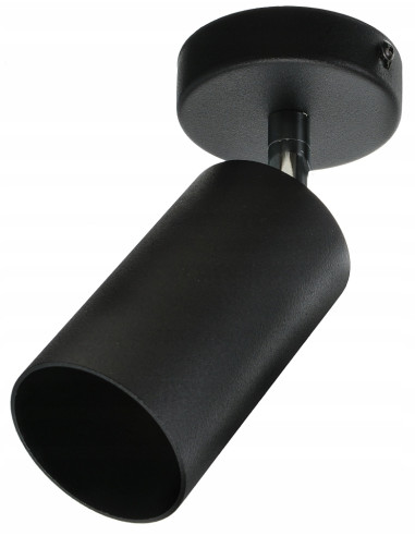 Nowodvorski EYE SPOT 6018 – sufitowy punktowy reflektor natynkowy GU10 czarny, nowoczesny (1x10W)