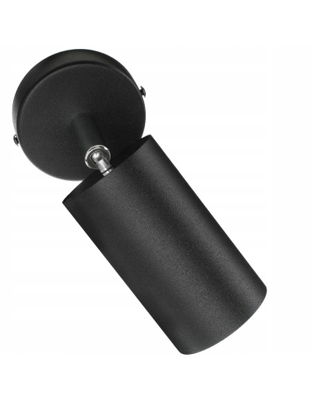 Nowodvorski EYE SPOT 6018 – sufitowy punktowy reflektor natynkowy GU10 czarny, nowoczesny (1x10W)