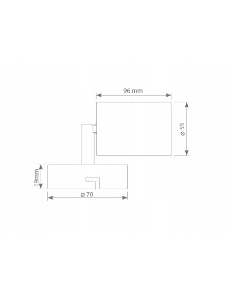 Nowodvorski EYE SPOT 6018 – sufitowy punktowy reflektor natynkowy GU10 czarny, nowoczesny (1x10W)