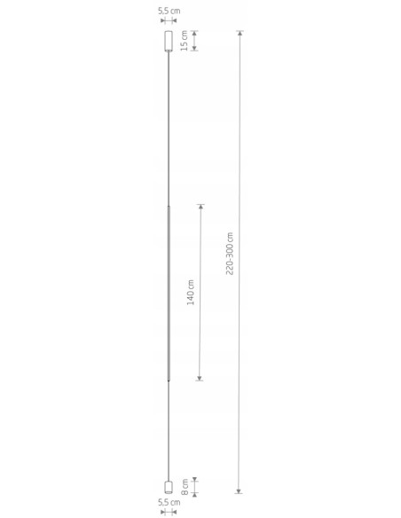 Nowodvorski VERTIC 11606 – wisząca lampa LED 19W, biała, nowoczesna do salonu i kuchni