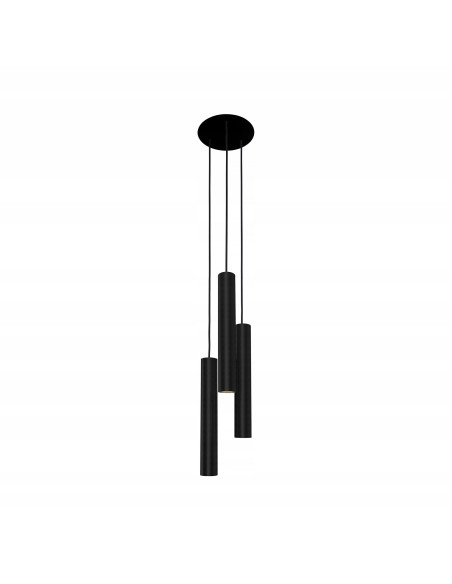 Nowodvorski Eye L 8917 — Lampa wisząca loft 3-punktowa czarna, GU10, 130 cm