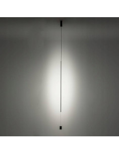 Nowodvorski VERTIC lampa stojąca LED 220–300 cm czarna, 3000K, 540 lm, industrialna