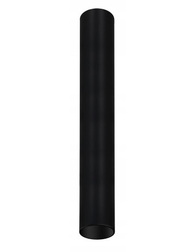 Nowodvorski Klosz Tuba CAMELEON EYE CZARNY 40 cm – metal, GU10, nad wyspę lub strefę