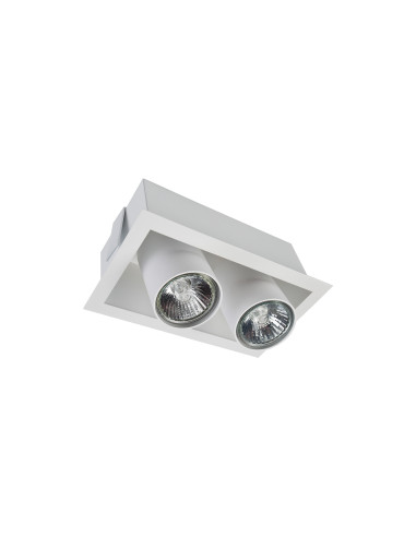 Nowodvorski DOWNLIGHT EYE MOD – wpust sufitowy 2-punktowy GU10, biały, metal, nowoczesny (kod 8938)