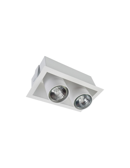 Nowodvorski DOWNLIGHT EYE MOD – wpust sufitowy 2-punktowy GU10, biały, metal, nowoczesny (kod 8938)