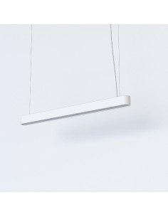 Nowodvorski SOFT PREMIUM Lampa wisząca LED 150 cm Biała, neutralna barwa światła, biuro/open space