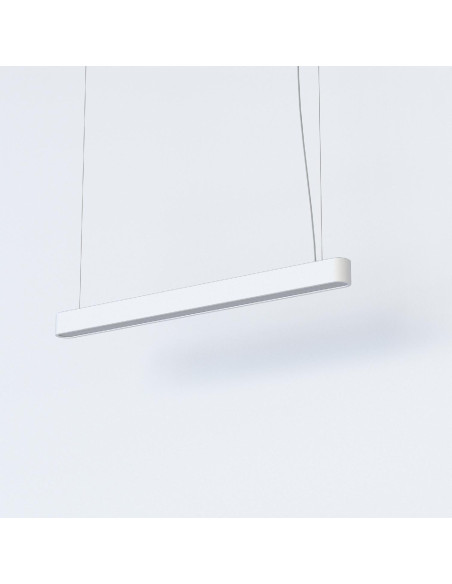 Nowodvorski SOFT PREMIUM Lampa wisząca LED 150 cm Biała, neutralna barwa światła, biuro/open space