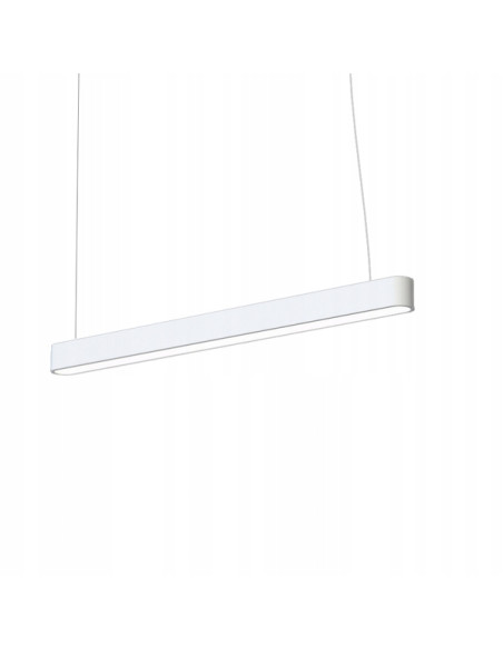 Nowodvorski SOFT PREMIUM Lampa wisząca LED 150 cm Biała, neutralna barwa światła, biuro/open space