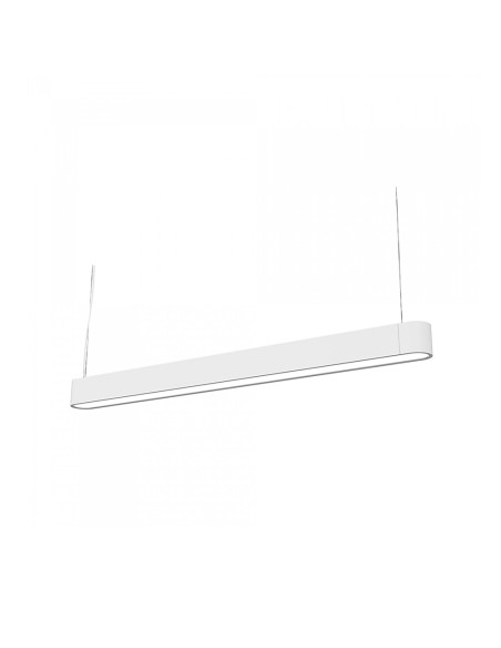 Nowodvorski SOFT PREMIUM Lampa wisząca LED 150 cm Biała, neutralna barwa światła, biuro/open space