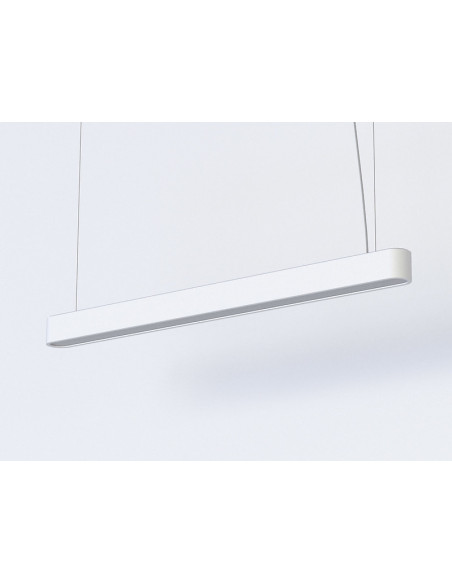 Nowodvorski SOFT PREMIUM Lampa wisząca LED 150 cm Biała, neutralna barwa światła, biuro/open space