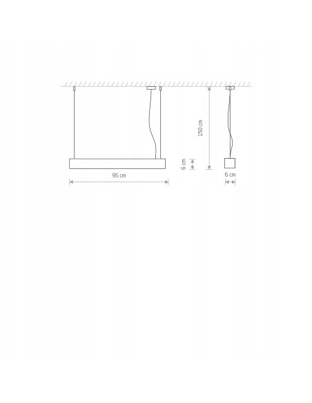 Nowodvorski SOFT PREMIUM Lampa wisząca LED 150 cm Biała, neutralna barwa światła, biuro/open space