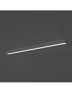Nowodvorski SOFT Lampa wisząca LED 120x6 grafitowa - slim, minimalistyczna, 22W, neutralna biel